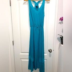 Great Turquoise Summer Maxi Dress